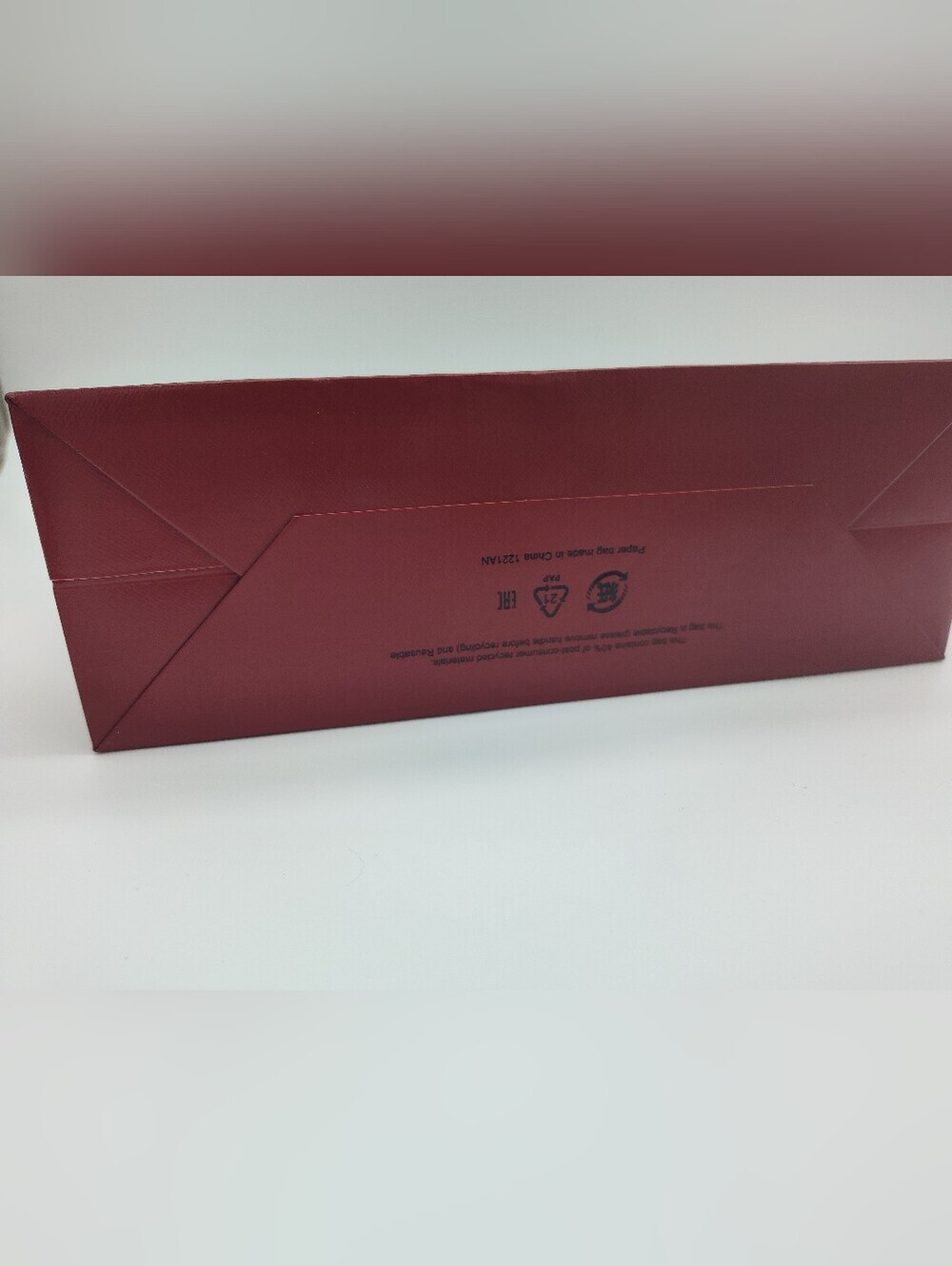CARTIER Red Boutique Gift Bag + 2 Yards Logo Ribbon Luxury Packaging EUC - Picture 8 of 15